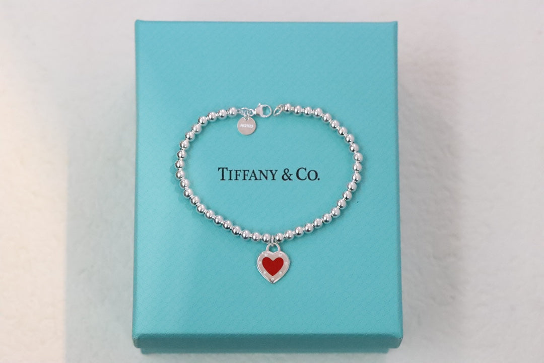 Heart-Shaped Pin Buckle Clavicle Necklace 925 Sterling Silver