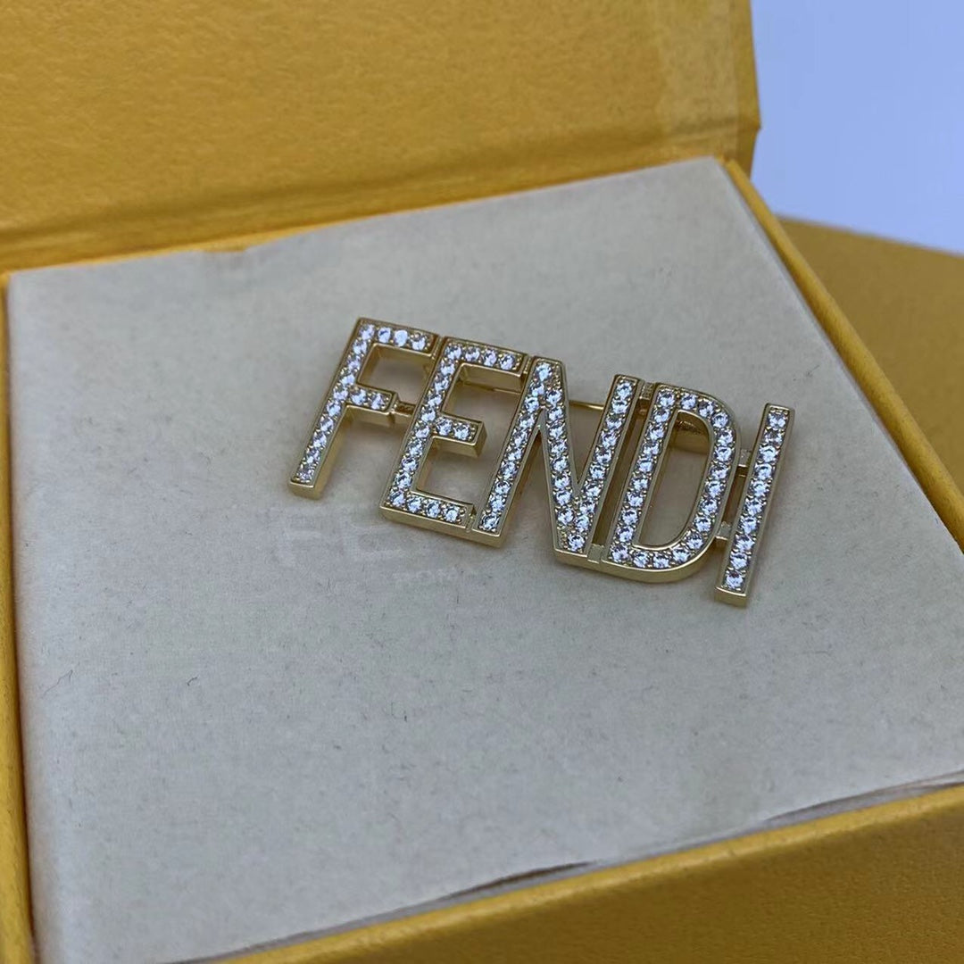 Letter Logo Brooch
