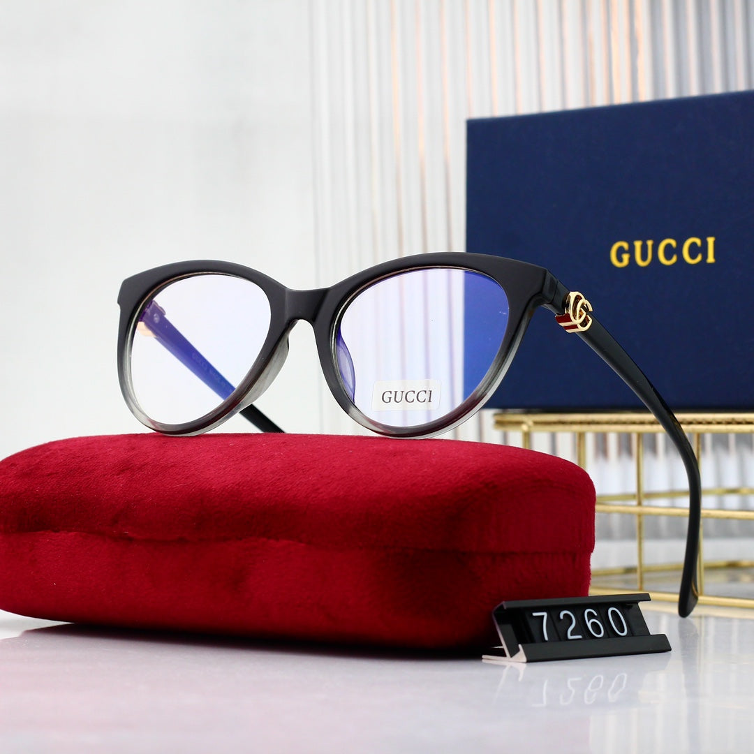 7-color plain full-frame sunglasses 7260
