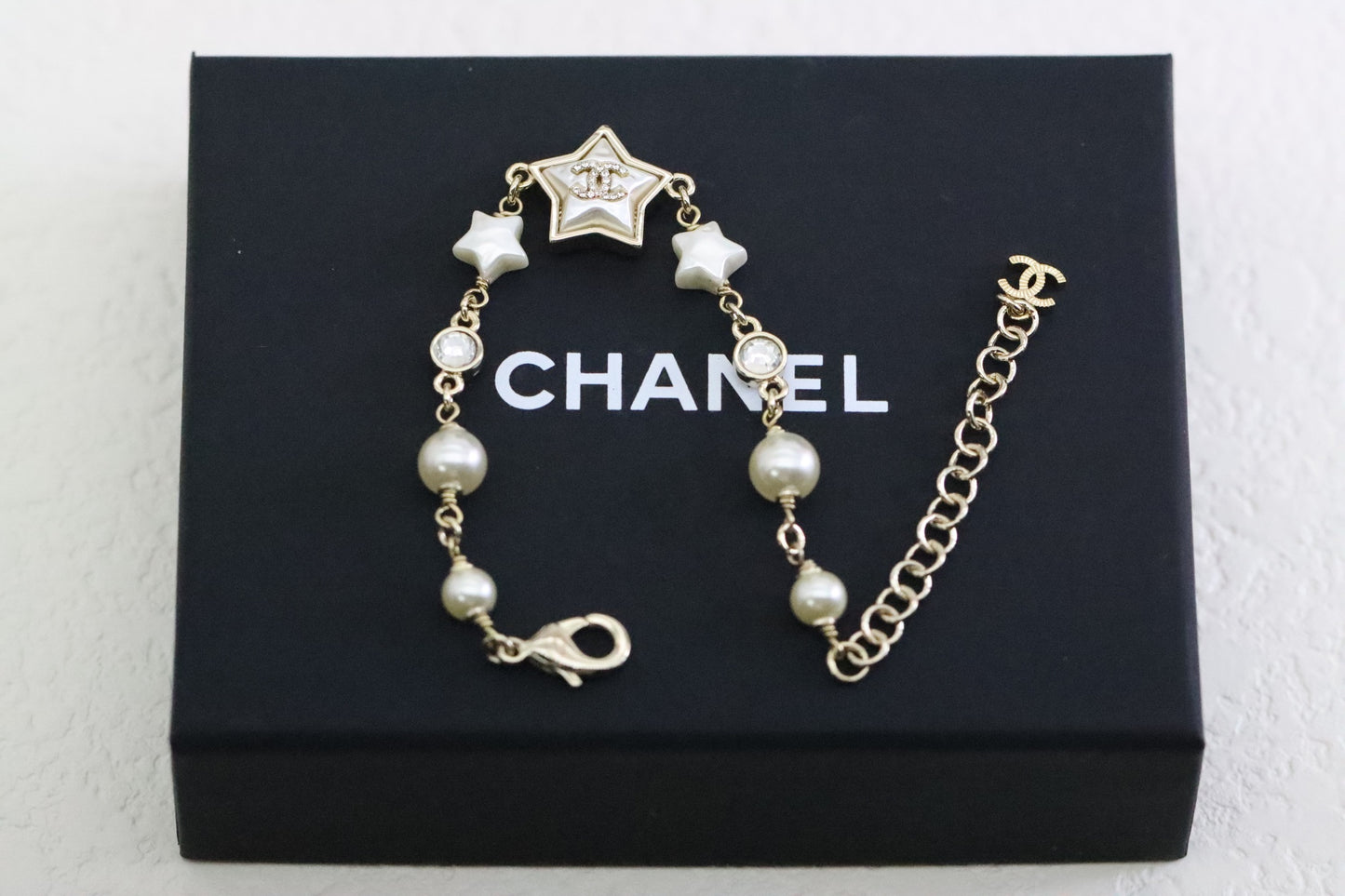 Chanel Star Pearl Double C Bracelet