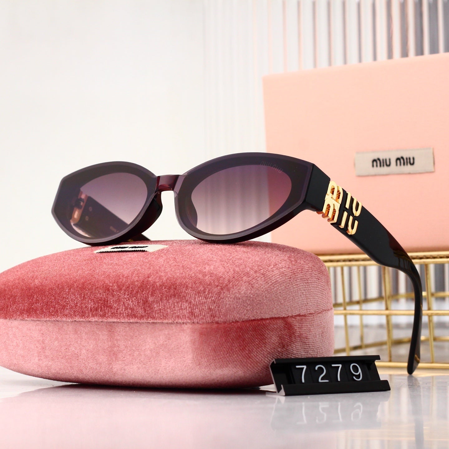 Oval Full Frame Sunglasses 7279