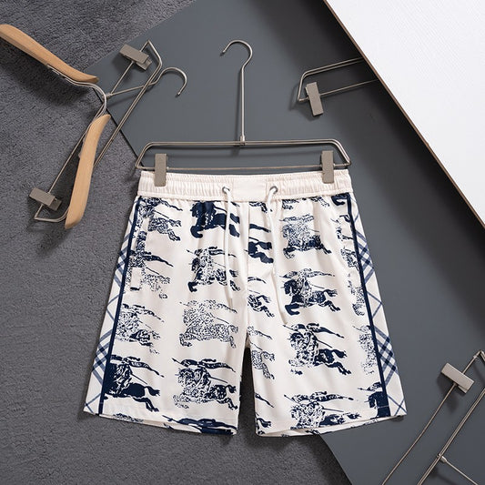 Off-white quick-drying beach shorts