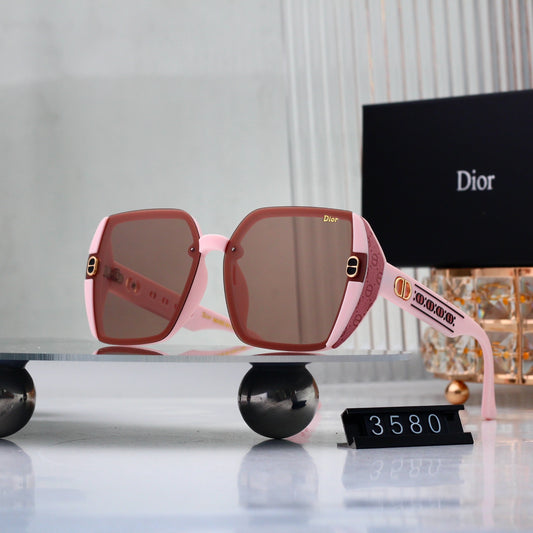 Half Frame Square Gradient Sunglasses