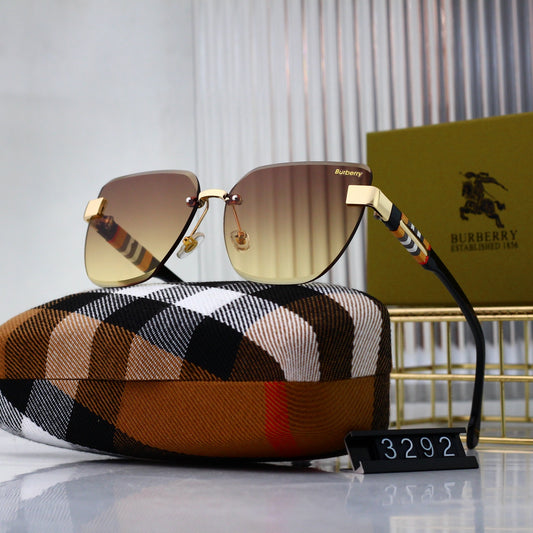 Frameless Metal Gradient Sunglasses