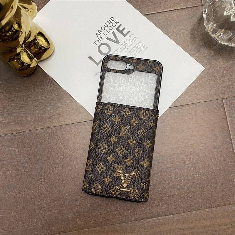 Leather Card Holder Flip Case