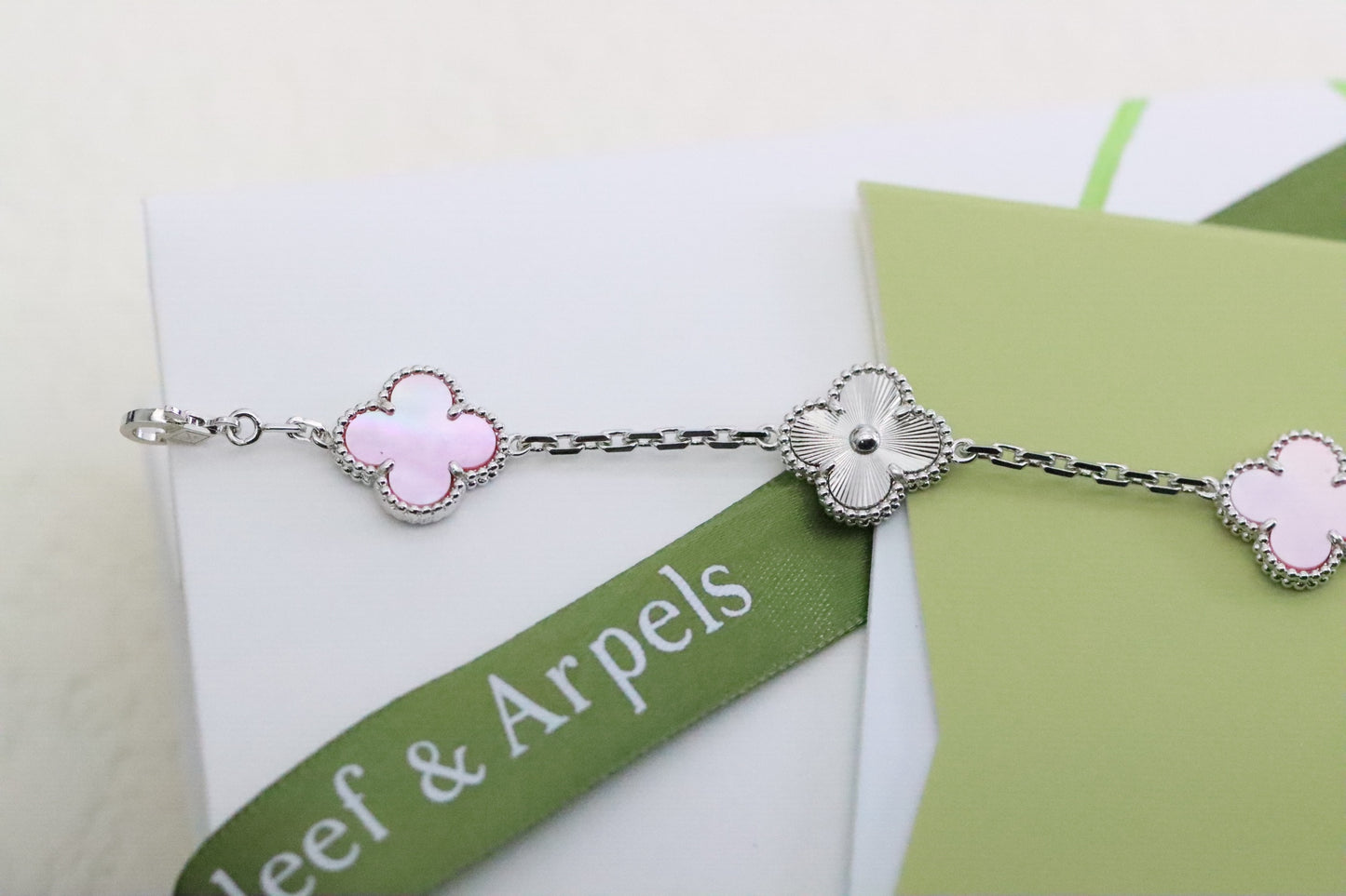 Laser Four-Leaf Clover Five-Flower Bracelet