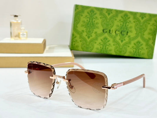 New rimless cut lens sunglasses