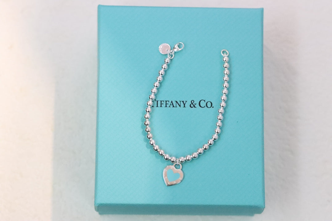 Heart-Shaped Pin Buckle Clavicle Necklace 925 Sterling Silver
