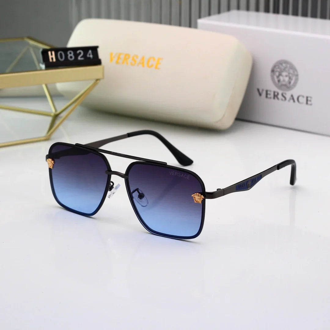 7-color high-definition lens metal sunglasses 0824