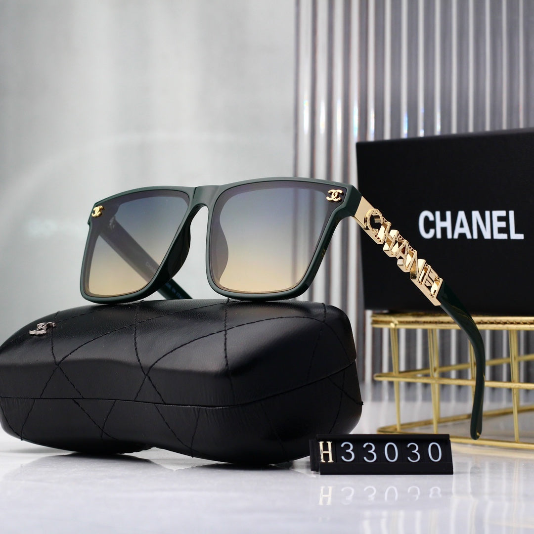 6-color Polaroid nylon HD lenses frameless design sunglasses  33030