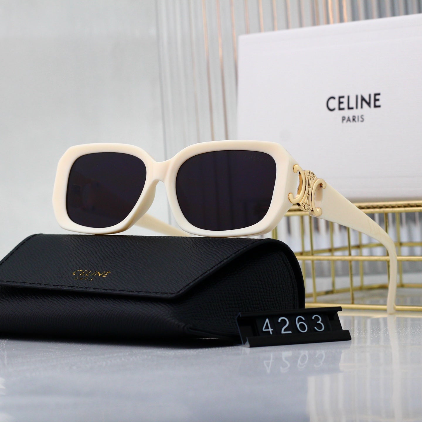 5 Color Trendy Fashion Sunglasses 4263