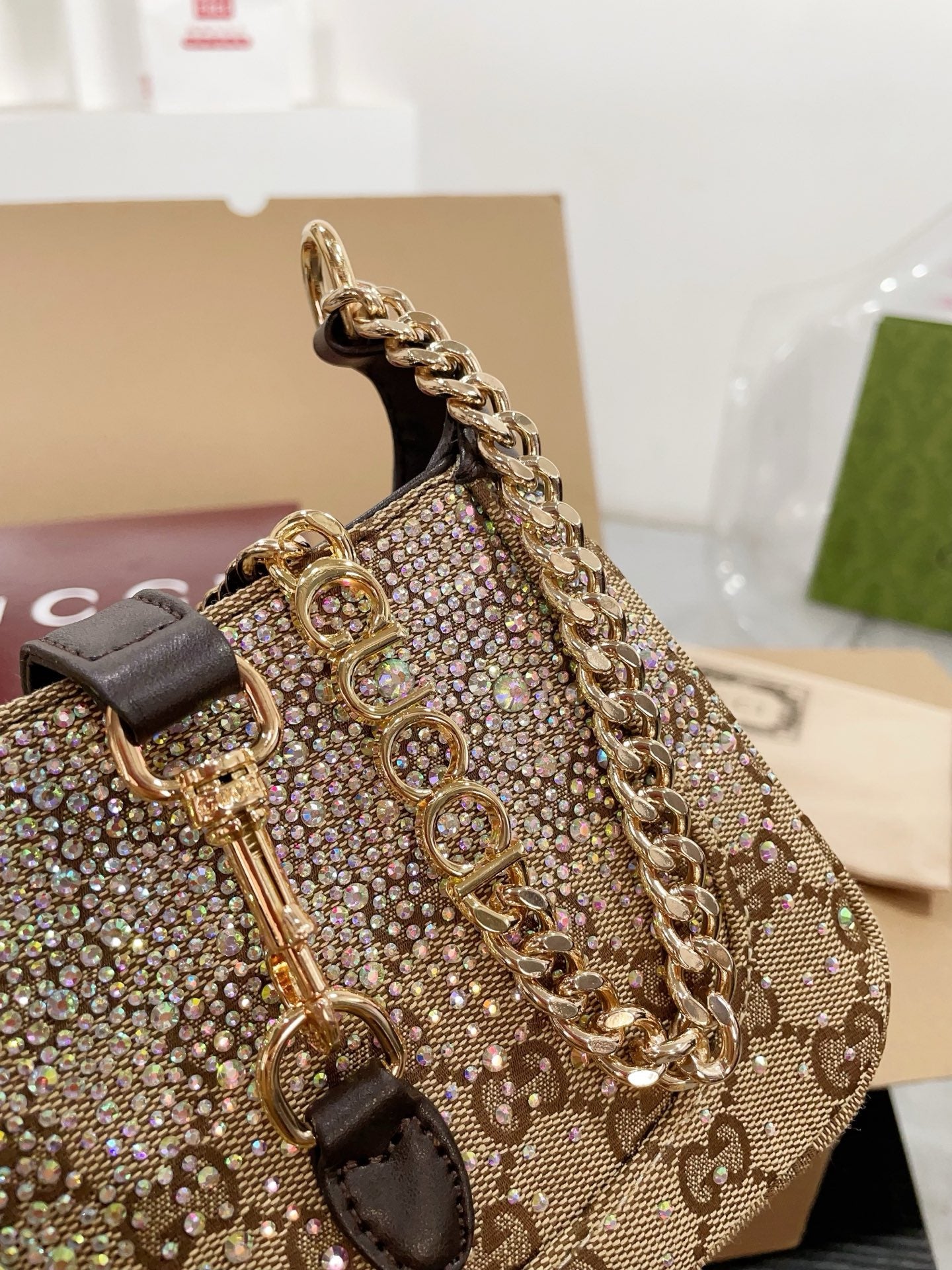 Rhinestone Underarm Bag