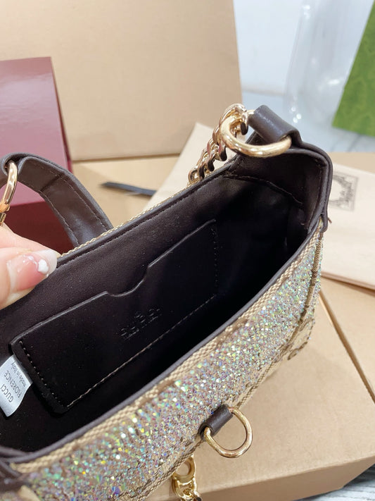 Rhinestone Underarm Bag