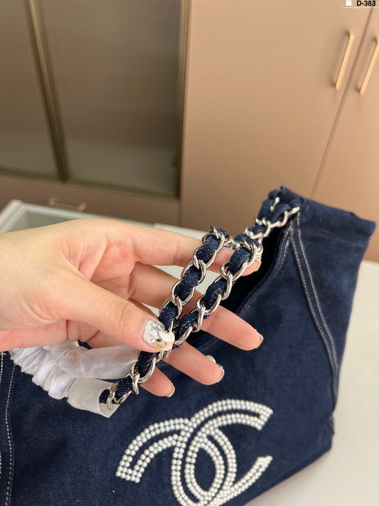Blue Denim Tote