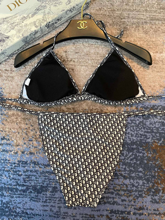 Mother Print Camisole Bra Underwear + Briefs Two-piece Set