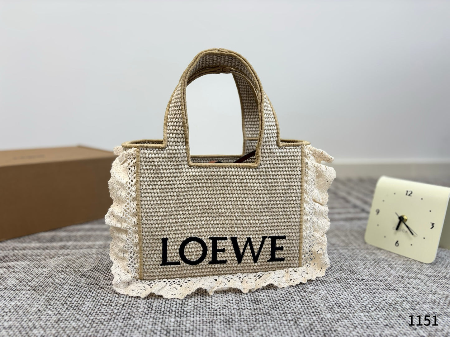 The summer island series introduces a straw tote bag