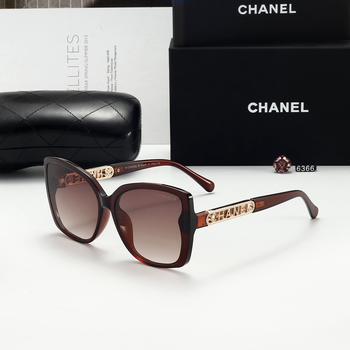 New Women's UV Protection Sunglasses TR90 Frame 6366