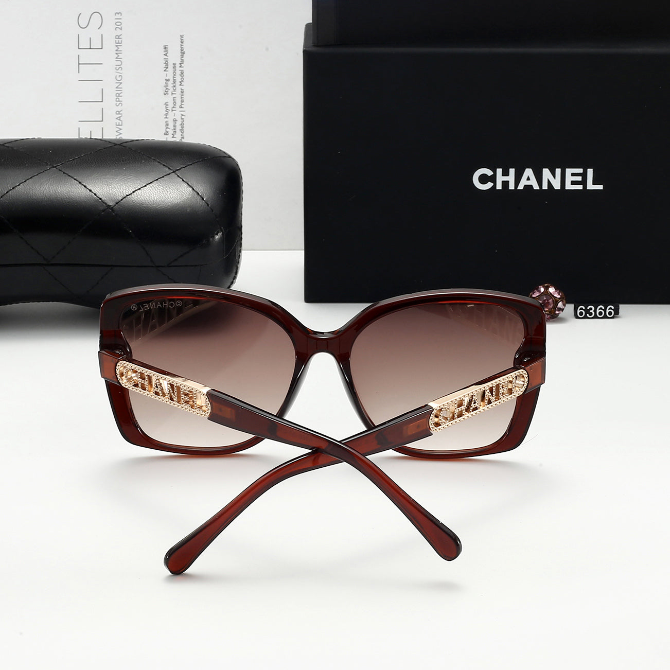 New Women's UV Protection Sunglasses TR90 Frame 6366