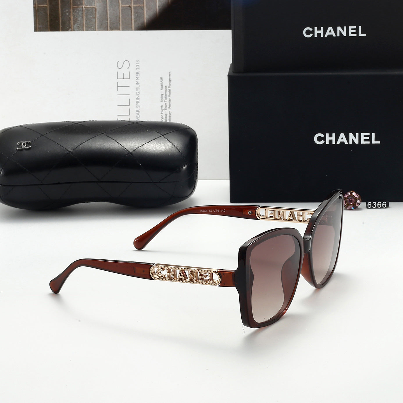 New Women's UV Protection Sunglasses TR90 Frame 6366
