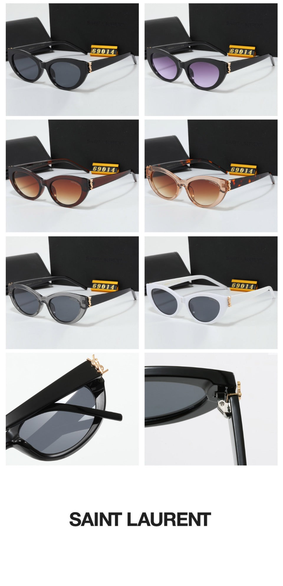 Cat-eye sunglasses in 5 colors 69014