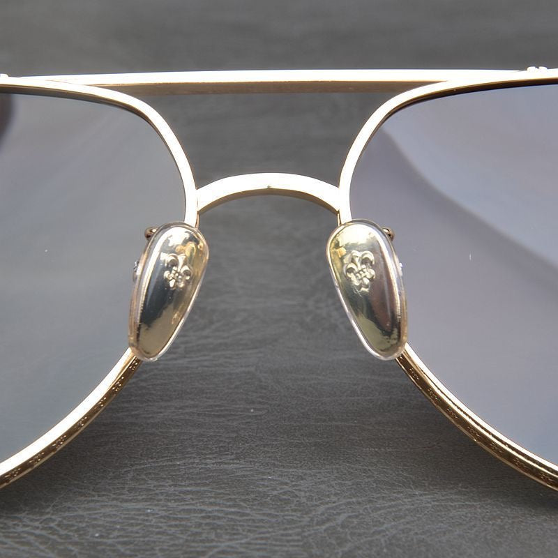 Pure titanium aviator sunglasses