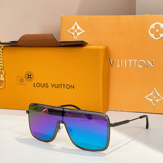 Latest one-piece lens sunglasses, essential for travel.