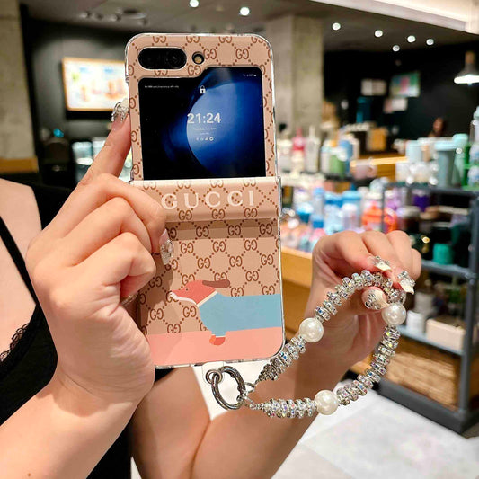 Cute Cartoon Bracelet Flip Case