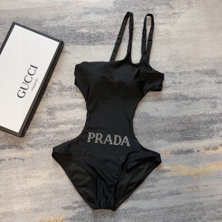 One-piece swimsuit, slim and good-looking