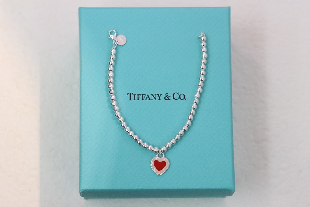 Heart-Shaped Pin Buckle Clavicle Necklace 925 Sterling Silver