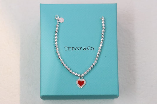 Heart-Shaped Pin Buckle Clavicle Necklace 925 Sterling Silver