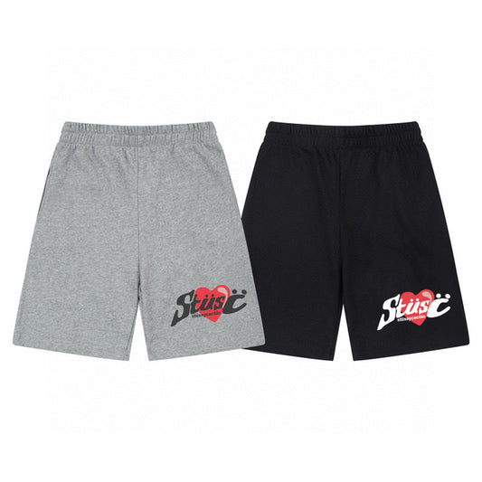 Heart lettering side basic shorts