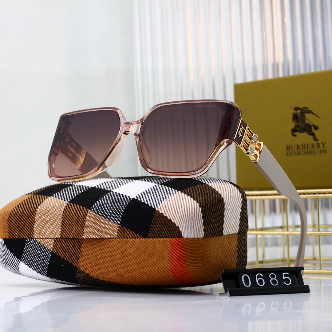 7-color curved nylon HD lens full frame design Sunglasses 0685