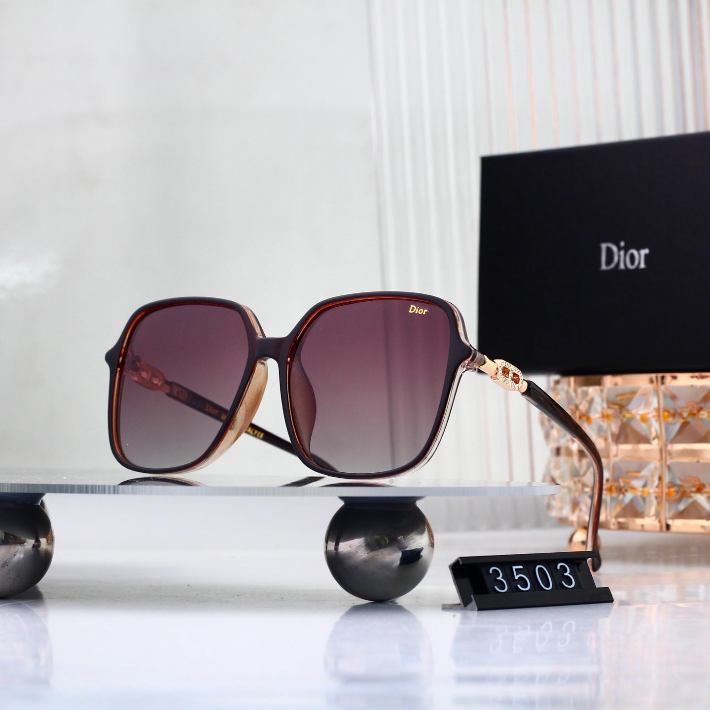 Full Frame Cat Eye Gradient Sunglasses