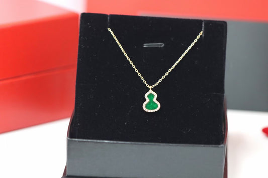 Green Gourd Necklace