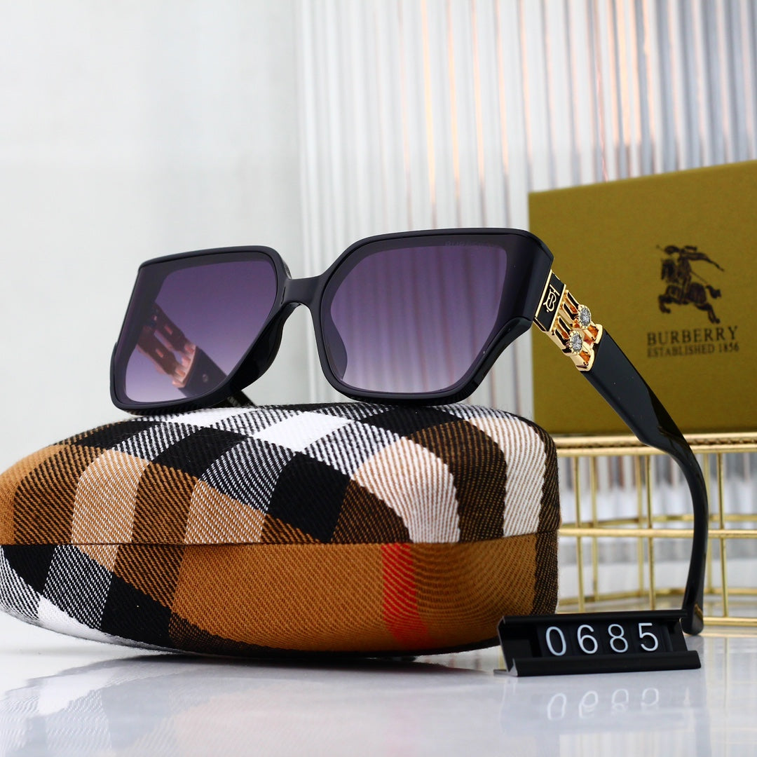 7-color curved nylon HD lens full frame design Sunglasses 0685