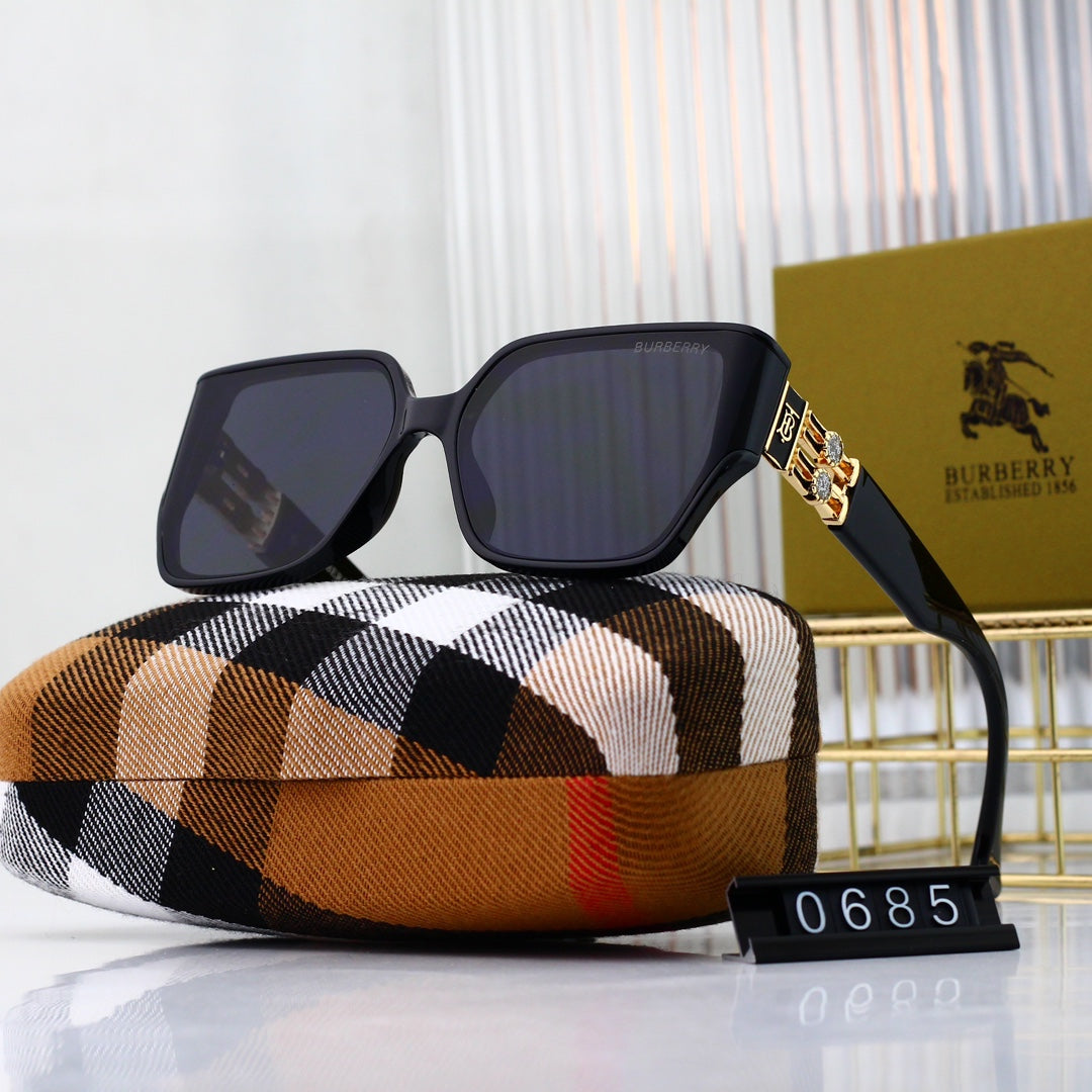 7-color curved nylon HD lens full frame design Sunglasses 0685