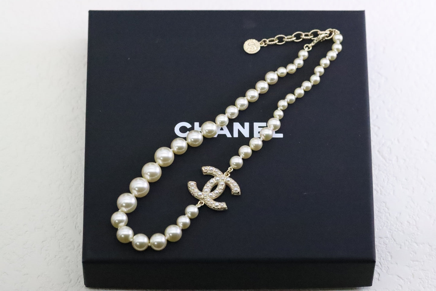 Star Pearl Double C Necklace