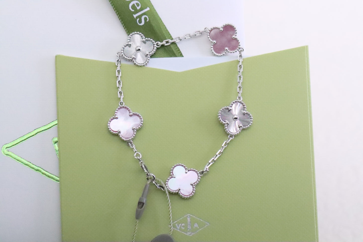 Laser Four-Leaf Clover Five-Flower Bracelet