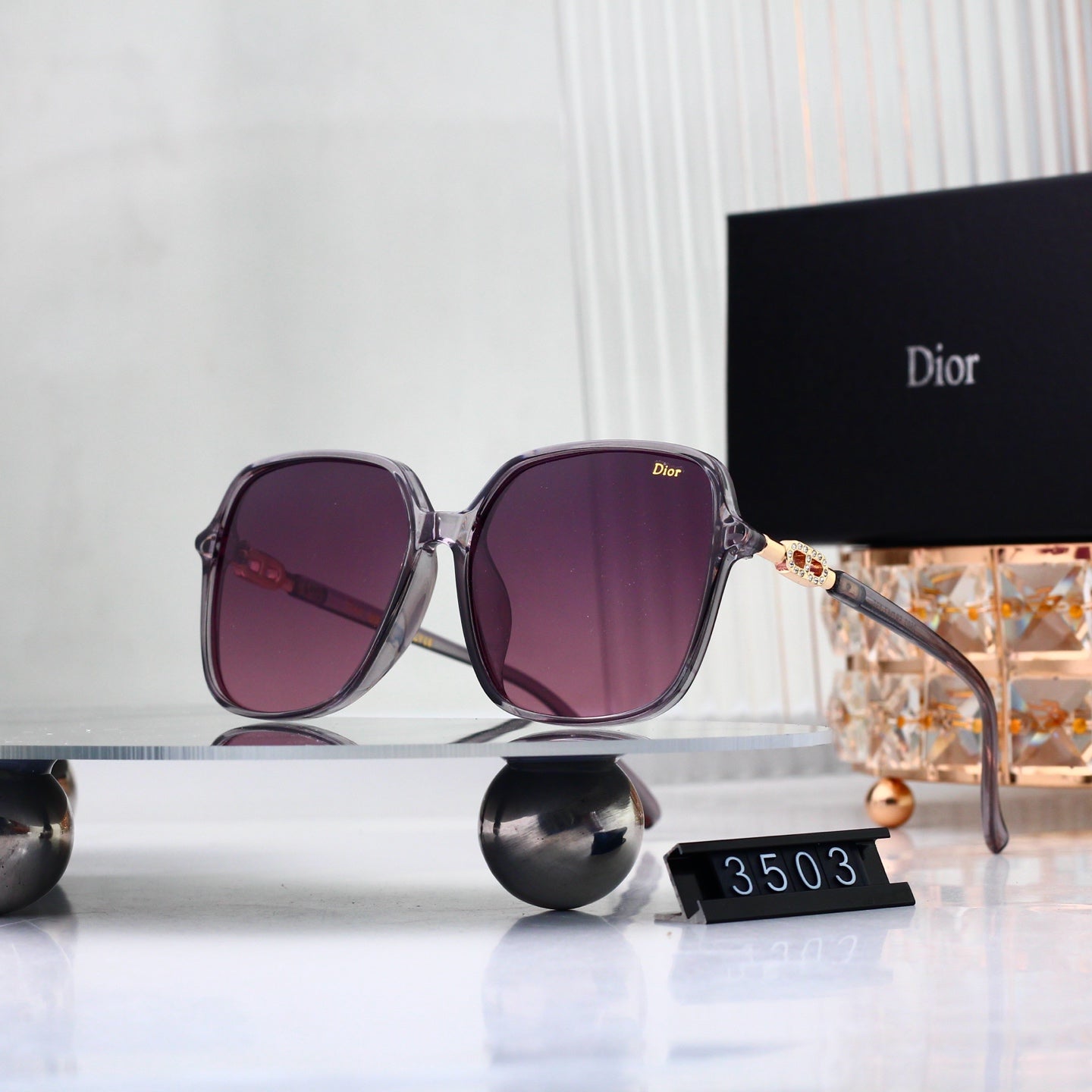 Full Frame Cat Eye Gradient Sunglasses