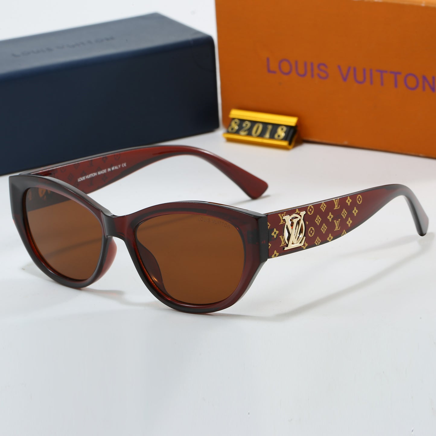 6 colors of new popular small frame sunglasses 82018