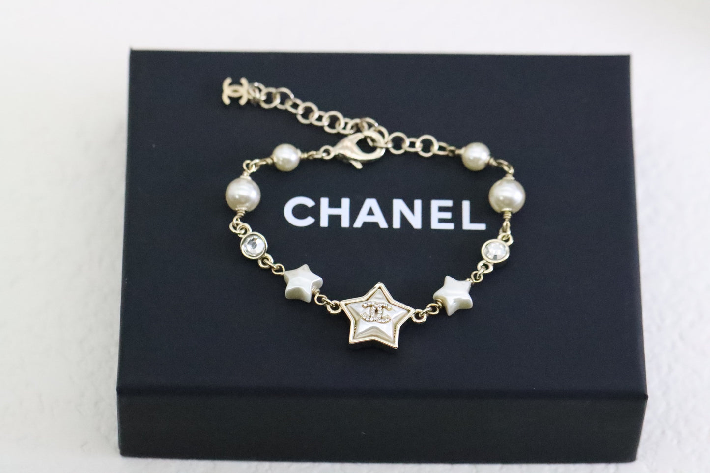Chanel Star Pearl Double C Bracelet