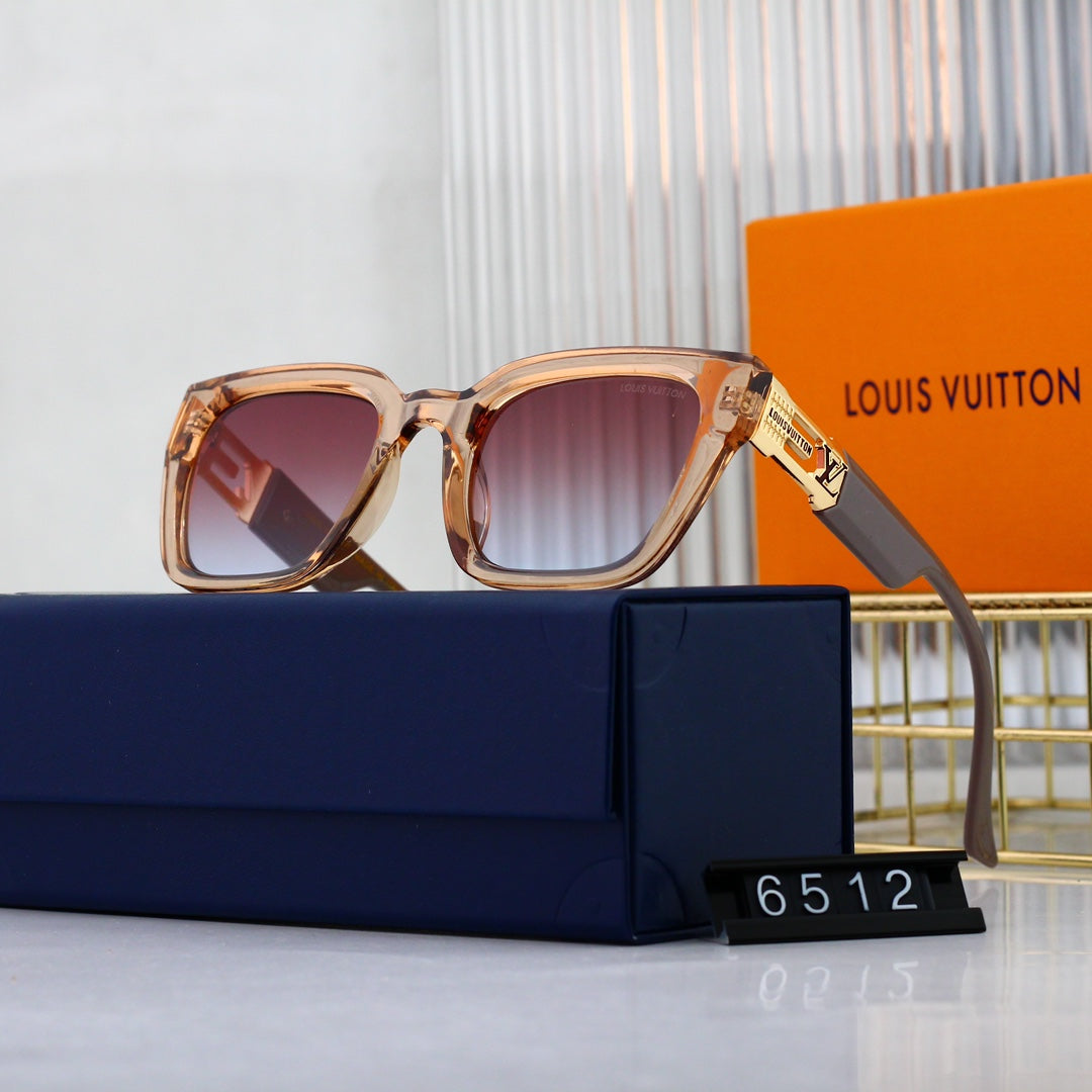 5-color hot-selling new cat-eye full-frame sunglasses 6512