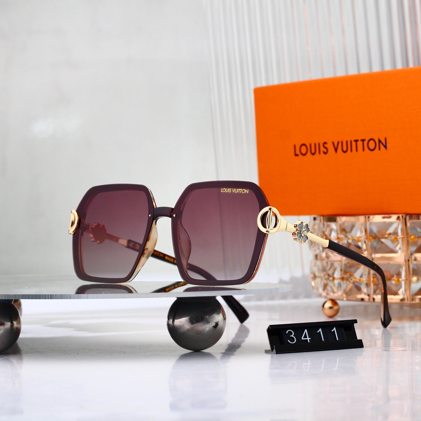 New full frame metal sunglasses